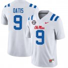 Ole Miss Rebels #9 Jehiem Oatis White Jersey