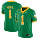 Oregon Ducks #1 Dakorien Moore Green Jersey