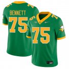 Oregon Ducks #75 Michael Bennett Green Jersey