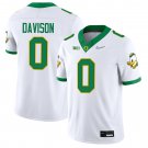 Oregon Ducks #0 Jordon Davison White Jersey
