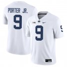 Penn State Nittany Lions #9 Joey Porter Jr. White Jersey