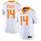 Tennessee Volunteers #14 Braylon Staley White Jersey