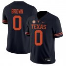 Texas Longhorns #0 Raleek Brown Black Jersey