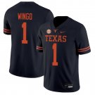 Texas Longhorns #1 Ryan Wingo Black Jersey