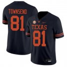 Texas Longhorns #81 Nick Townsend Black Jersey