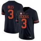 Texas Longhorns #3 Rasheem Biles Black Jersey