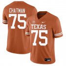 Texas Longhorns #75 Jaydon Chatman Orange Jersey