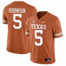 Texas Longhorns #5 Bijan Robinson Orange Jersey