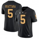 Vanderbilt Commodores #5 Yilanan Ouattara Black Gold Jersey