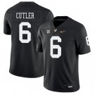 Vanderbilt Commodores #6 Jay Cutler Black Jersey