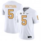 Vanderbilt Commodores #5 Yilanan Ouattara White Gold Jersey