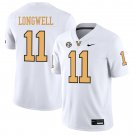 Vanderbilt Commodores #11 Bryan Longwell White Gold Jersey