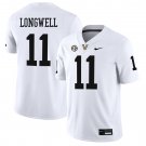 Vanderbilt Commodores #11 Bryan Longwell White Jersey