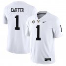 Vanderbilt Commodores #1 Dontae Carter White Jersey