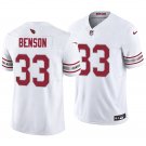 Arizona Cardinals #33 Trey Benson White Men's&Youth Jersey