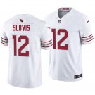Arizona Cardinals #12 Kedon Slovis White Men's&Youth Jersey