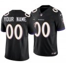 Baltimore Ravens #00 Custom Name And Number Black Men's&Youth Jersey