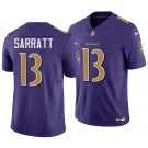 Baltimore Ravens #13 Elijah Sarratt Purple Men's&Youth Jersey