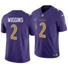 Baltimore Ravens #2 Nate Wiggins Purple Men's&Youth Jersey