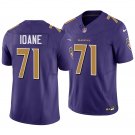 Baltimore Ravens #71 Olaivavega Ioane Purple Men's&Youth Jersey