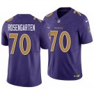 Baltimore Ravens #70 Roger Rosengarten Purple Men's&Youth Jersey