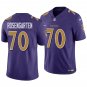 Baltimore Ravens #70 Roger Rosengarten Purple Men's&Youth Jersey