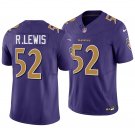 Baltimore Ravens #52 Ray Lewis Purple Men's&Youth Jersey