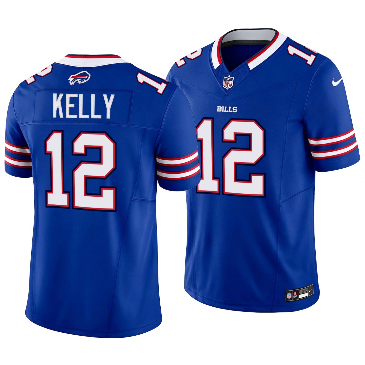 Buffalo Bills #12 Jim Kelly Blue Men's&Youth Jersey