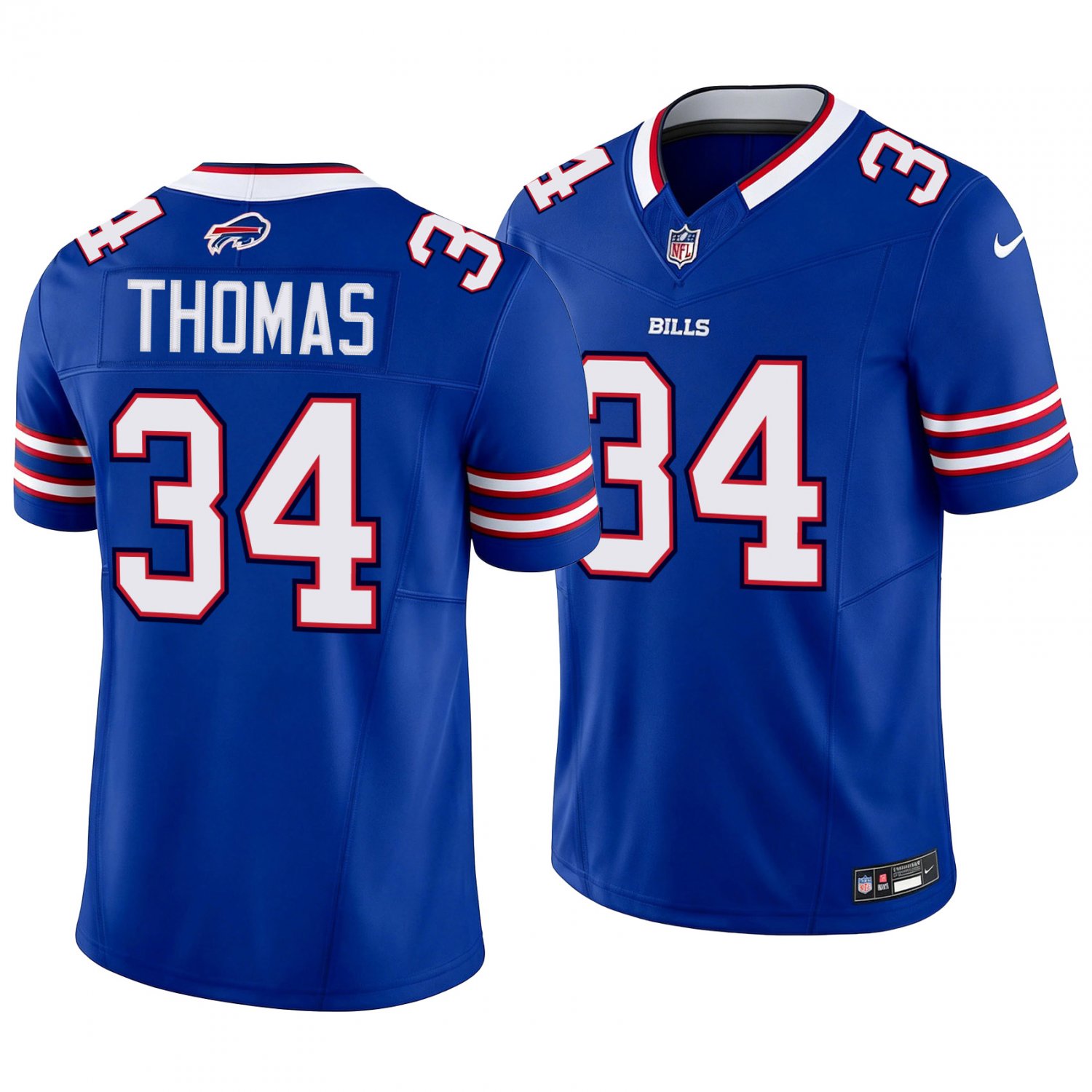 Buffalo Bills #34 Thurman Thomas Blue Men's&Youth Jersey
