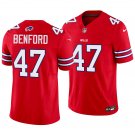 Buffalo Bills #47 Christian Benford Red Men's&Youth Jersey