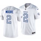 Buffalo Bills #2 DJ Moore White Men's&Youth Jersey