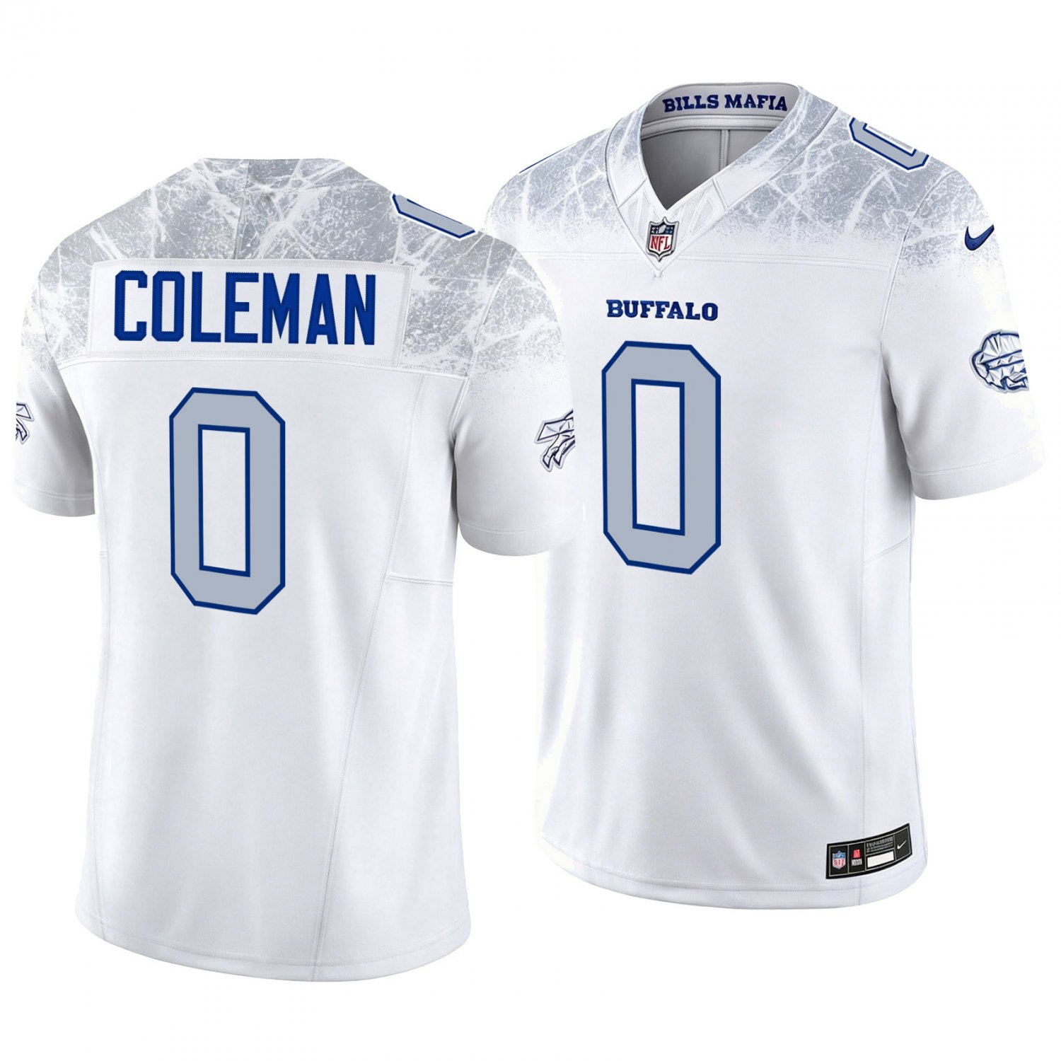 Buffalo Bills #0 Keon Coleman White Men's&Youth Jersey