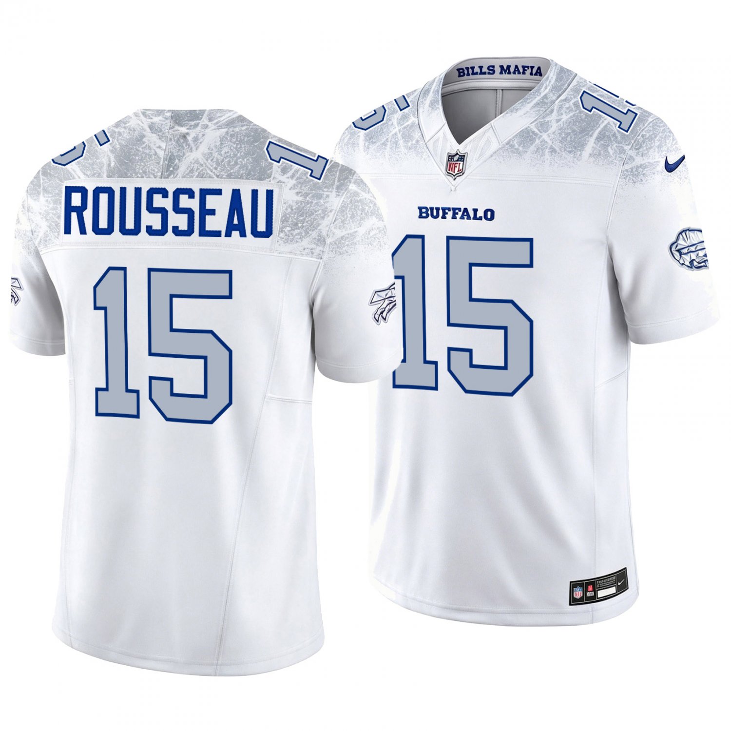 Buffalo Bills #15 Greg Rousseau White Men's&Youth Jersey