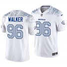Buffalo Bills #96 Deone Walker White Men's&Youth Jersey
