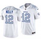 Buffalo Bills #12 Jim Kelly White Men's&Youth Jersey