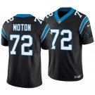 Carolina Panthers #72 Taylor Moton Black Men's&Youth Jersey