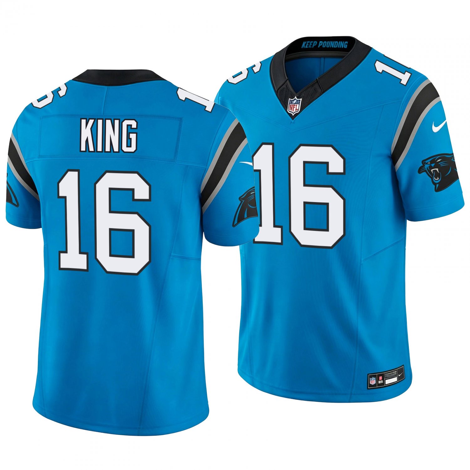Carolina Panthers #16 Haynes King Blue Men's&Youth Jersey
