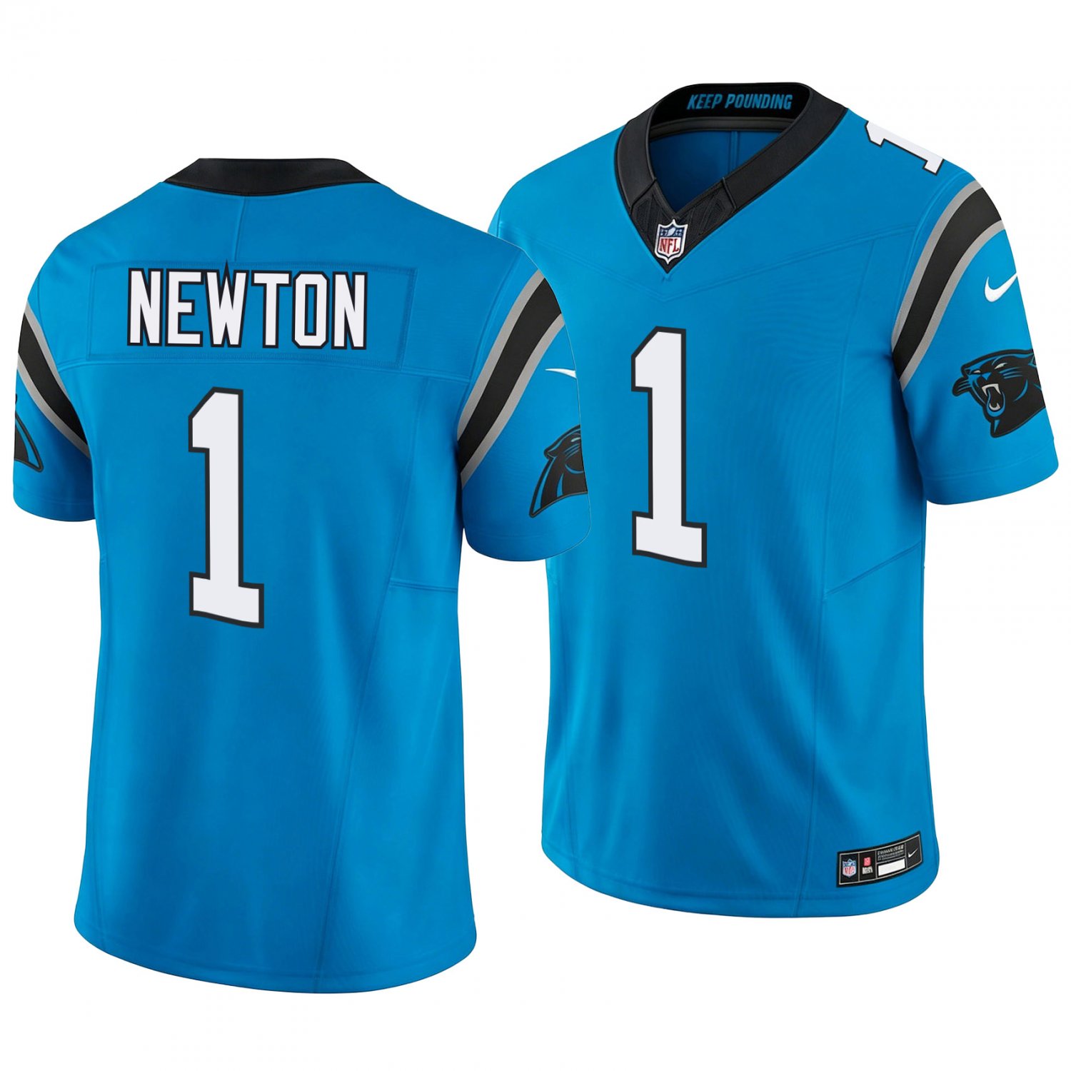 Carolina Panthers #1 Cam Newton Blue Men's&Youth Jersey