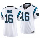 Carolina Panthers #16 Haynes King White Men's&Youth Jersey
