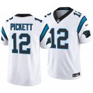 Carolina Panthers #12 Kenny Pickett White Men's&Youth Jersey