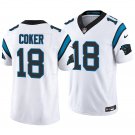 Carolina Panthers #18 Jalen Coker White Men's&Youth Jersey
