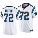 Carolina Panthers #72 Taylor Moton White Men's&Youth Jersey