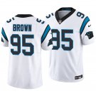 Carolina Panthers #95 Derrick Brown White Men's&Youth Jersey