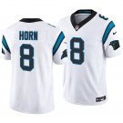 Carolina Panthers #8 Jaycee Horn White Men's&Youth Jersey