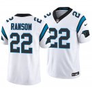 Carolina Panthers #22 Lathan Ransom White Men's&Youth Jersey