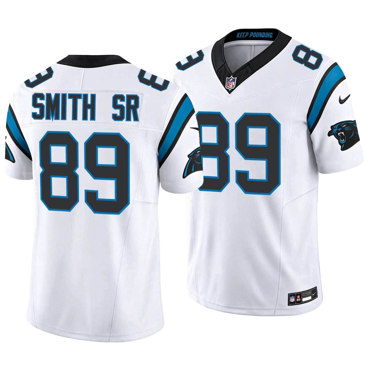 Carolina Panthers #89 Steve Smith Sr. White Men's&Youth Jersey
