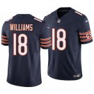 Chicago Bears #18 Caleb Williams Navy Men's&Youth Jersey