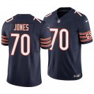 Chicago Bears #70 Braxton Jones Navy Men's&Youth Jersey