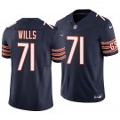 Chicago Bears #71 Jedrick Wills Navy Men's&Youth Jersey