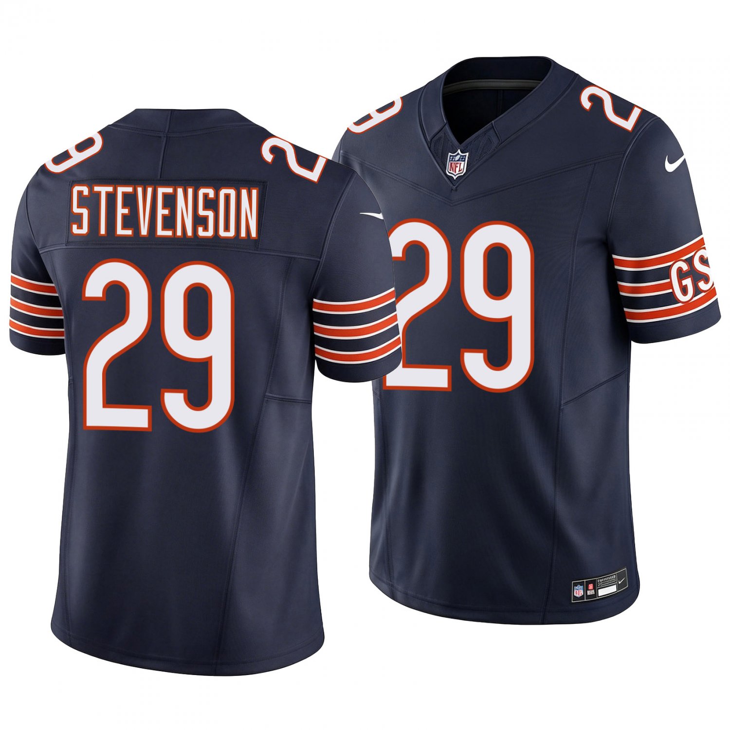 Chicago Bears #29 Tyrique Stevenson Navy Men's&Youth Jersey
